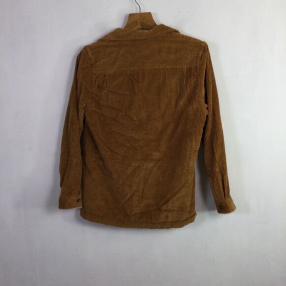 L.L Bean Womens Comfort Corduroy Jacket Long Sleeves Saddle Brown Size XS - Picture 15 of 16